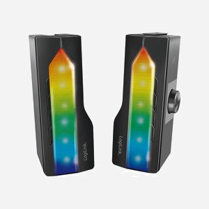 Barre de son LogiLink SP0059 6W RMS filaire et sans fil avec éclairage multi-couleur 380mm noir - Miniature 4