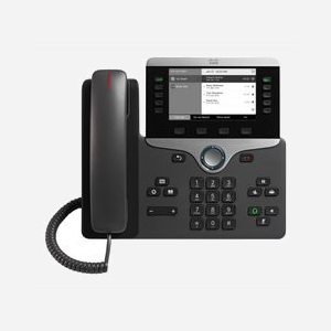 Téléphone IP Cisco 8811 écran LCD 800x480 pixels combiné filaire noir PoE IEEE 802.3af référence CP-8811-K9 - Miniature 2