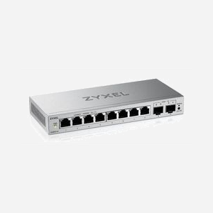 Switch Zyxel GS1200-10v3 géré L2 8 ports Gigabit Ethernet 10/100/1000 capacité 20Gbit/s format bureau gris - Miniature 2