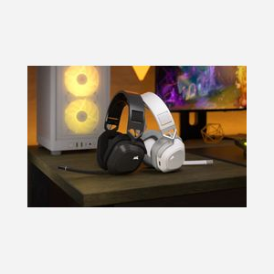 Casque gaming Corsair HS80 MAX sans fil 2.4GHz Bluetooth Dolby Atmos transducteurs 50mm autonomie 65h noir - Miniature 3