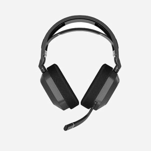 Casque gaming Corsair HS80 MAX sans fil 2.4GHz Bluetooth Dolby Atmos transducteurs 50mm autonomie 65h noir - Miniature 5