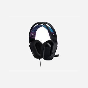 Casque gaming filaire Logitech G G335 jack 3.5mm transducteurs 40mm 240g avec micro et bandeau suspension - Miniature 3
