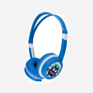 Casque audio Gembird MHP-JR-B filaire jack 3.5mm avec limiteur de volume pour enfants arceau réglable bleu - Miniature 1