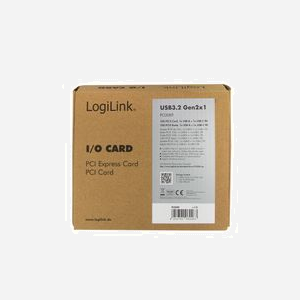 Carte contrôleur LogiLink PC0089 PCIe vers USB 3.2 Gen 2 10Gbit/s compatible Windows et Linux - Miniature 3