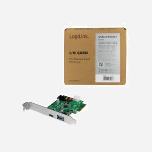 Carte contrôleur LogiLink PC0089 PCIe vers USB 3.2 Gen 2 10Gbit/s compatible Windows et Linux - Miniature 4