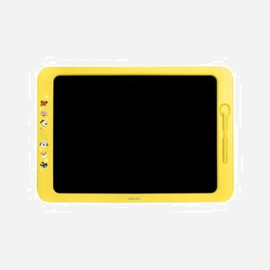 Tablette d'écriture LCD LogiLink AA0183 19" pour enfants avec batterie CR2016 jaune 465x318x10.2mm - Miniature 1