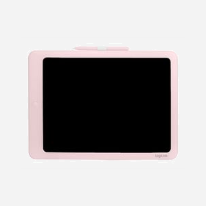 Tablette d'écriture LCD LogiLink AA0182 14" pour enfant rose ABS avec batterie CR2016 324.6x234.1x8mm