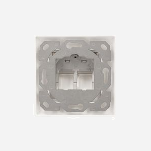 Support LogiLink NK4081 pour modules Keystone 80x80x22mm blanc montage mural pour connecteurs réseau - Miniature 3