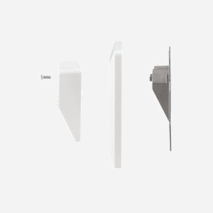 Support LogiLink NK4081 pour modules Keystone 80x80x22mm blanc montage mural pour connecteurs réseau - Miniature 4