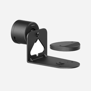Support mural LogiLink BP0207 pour haut-parleurs en acier et plastique noir charge max 5kg 184x80x96mm - Miniature 2