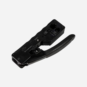 Pince à sertir LogiLink WZ0025 pour câbles réseau RJ45 RJ11 avec lames de coupe intégrées noir