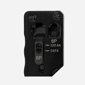 Pince à sertir LogiLink WZ0025 pour câbles réseau RJ45 RJ11 avec lames de coupe intégrées noir - Miniature 3