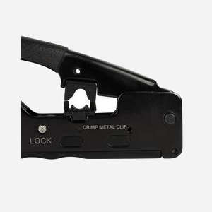 Pince à sertir LogiLink WZ0025 pour câbles réseau RJ45 RJ11 avec lames de coupe intégrées noir - Miniature 4