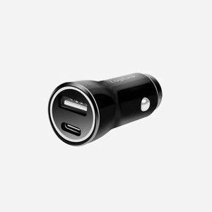 Chargeur LogiLink PA0300 universel 4 ports USB 2.0 et USB-C charge rapide 3A secteur et allume-cigare noir - Miniature 3