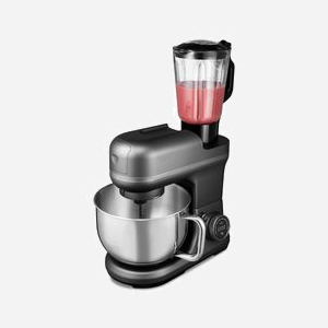 Robot de cuisine MEDION MD18440 1200W bol inox 5L avec blender 1,5L 8 vitesses gris - Miniature 3