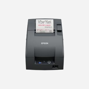 Imprimante matricielle Epson TM-U220IIB USB 2.0 9 broches 16 cpi 64dB capteur NE avec alimentation gris foncé