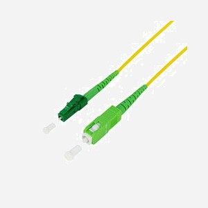 Câble fibre optique LogiLink FPSLS01 SC/LC 1m OS2 monomode 9µm jaune pour réseaux InfiniBand