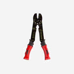 Pince à sertir LogiLink WZ0078 pour câbles réseau 200mm noir et rouge avec mécanisme à cliquet 180g - Miniature 2