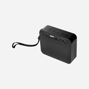 Enceinte portable LogiLink SP0057 Bluetooth 10m mono 100-5000Hz 80dB batterie 14h slot MicroSD 64Go noir - Miniature 2