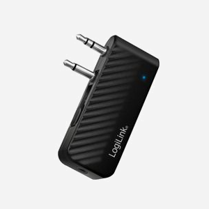 Émetteur audio Bluetooth LogiLink BT0061 jack 3.5mm portée 7m batterie 200mAh autonomie 10h noir