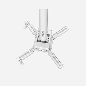 Support plafond LogiLink BP0157 pour projecteur charge maximale 35kg dimensions 470x470x895mm blanc - Miniature 4