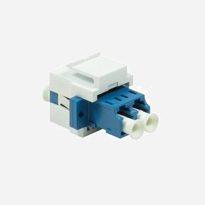 Adaptateur fibre optique LogiLink NK0030 2xLC duplex monomode bleu et blanc 29x21.3x16.6mm - Miniature 3