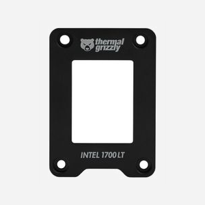 Thermal Grizzly CPU Contact Frame TG-CF-I1700-LT kit cadre Socket LGA1700 ABS noir 51x71x6mm