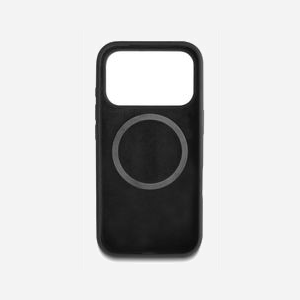 Coque DeLOCK pour iPhone 17 Pro compatible MagSafe en silicone liquide et polycarbonate avec doublure microfibre noir - Miniature 1