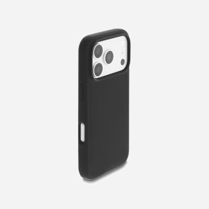 Coque DeLOCK pour iPhone 17 Pro compatible MagSafe en silicone liquide et polycarbonate avec doublure microfibre noir - Miniature 3
