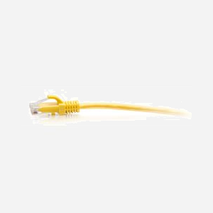Câble Ethernet C2G Cat6a UTP 28AWG 2,1m jaune 10Gb/s protection anti-accrochage pour réseau haute densité - Miniature 2