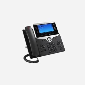 Téléphone IP Cisco 8841 écran 5" 800x480 combiné filaire noir argent codecs G.711a G.722 G.729A iLBC