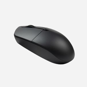 Souris optique Inter-Tech 88884136 ambidextre universelle 1600 DPI 3 boutons programmables noire sur piles