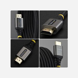 Câble HDMI StarTech.com 2m certifié 4K 60Hz 18Gbps ultra flexible tressé avec HDR10 ARC 1440p 144Hz - Miniature 3