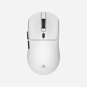 Souris gaming White Shark MAXIMUS ambidextre Bluetooth optique 26000 DPI 6 boutons programmables 50G blanc