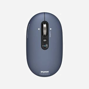 Souris Port Designs PORT Connect PURE MAC Bluetooth optique 3200 DPI ambidextre 4 boutons programmables bleue - Miniature 1