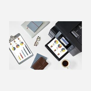 Imprimante multifonction Epson EcoTank L6550 jet d'encre A4 4800x2400 DPI 32ppm WiFi avec fax noir - Miniature 3