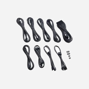Câbles d'alimentation internes Cablemod CM-PCSI-FKIT-NKC-R kit complet couleur charbon pour PC - Miniature 2
