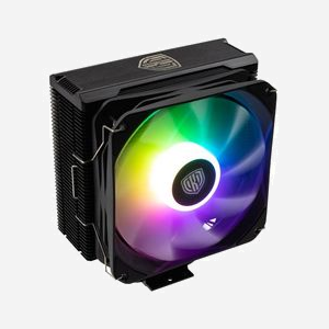 Refroidisseur processeur Kolink Umbra EX180 ARGB hybride 120mm 800-1800 RPM 125 m³/h éclairage ARGB noir - Miniature 1
