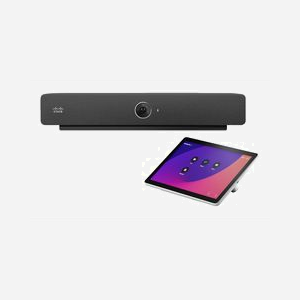 Système de visioconférence Cisco Webex Room Bar 12MP CMOS 4K Ultra HD zoom 5x Ethernet noir CS-BAR-W-C-K9