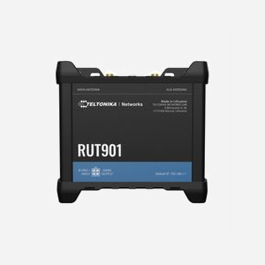 Routeur cellulaire Teltonika RUT901 4G LTE Fast Ethernet 100Mbit/s Wi-Fi 4 802.11n VPN aluminium noir - Miniature 1