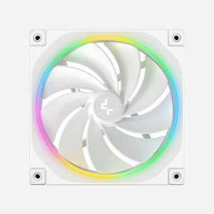 Ventilateur DeepCool FL14R 140mm 500-1700 tr/min palier FDB 1.74 mmH2O blanc pour boîtier PC - Miniature 2