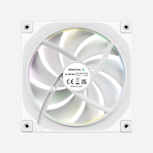 Ventilateur DeepCool FL14R 140mm 500-1700 tr/min palier FDB 1.74 mmH2O blanc pour boîtier PC - Miniature 3