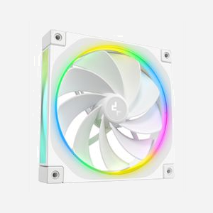 Ventilateur DeepCool FL14R 140mm 500-1700 tr/min palier FDB 1.74 mmH2O blanc pour boîtier PC - Miniature 4