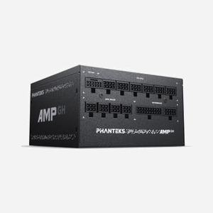 Alimentation Phanteks AMP GH 1200W 80 PLUS Platinum ATX 18+10 pin ventilateur 12cm câbles modulaires noir - Miniature 3