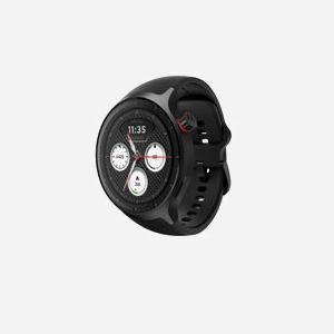 Montre connectée Motorola Moto Watch 47mm écran OLED 1.43" GPS double fréquence acier inoxydable noir étanche - Miniature 3