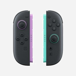 Manette Nintendo Joy-Con 2 Bluetooth sans fil analogique/numérique noir vert violet pour Nintendo Switch 2 - Miniature 5