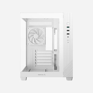 Boîtier PC DeepCool CG330 3F Tower Blanc ATX avec 3 ventilateurs 120mm préinstallés support HDD 2.5/3.5" - Miniature 3