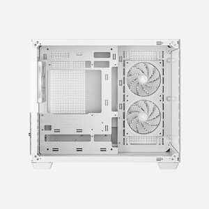 Boîtier PC DeepCool CG330 3F Tower Blanc ATX avec 3 ventilateurs 120mm préinstallés support HDD 2.5/3.5" - Miniature 4