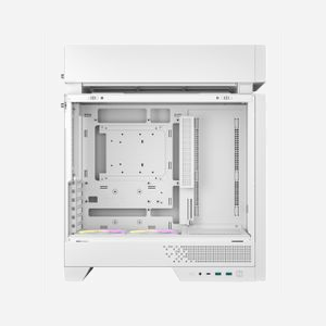 Boîtier PC DeepCool CL660 WH blanc Mini-ITX micro ATX ATX support ventilateurs 120-140mm disques 2.5" 3.5" - Miniature 4