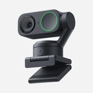 Webcam Insta360 Link 2 4K Ultra HD 3840x2160 60fps USB Type-C avec suivi automatique et montage clip noir